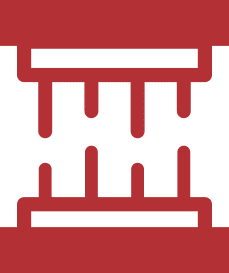 Fiber splice red icon